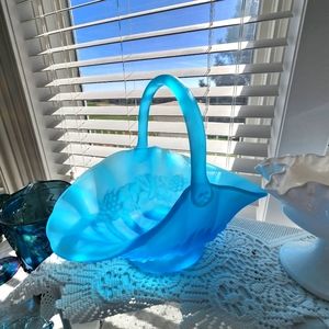Antique Basket Glass